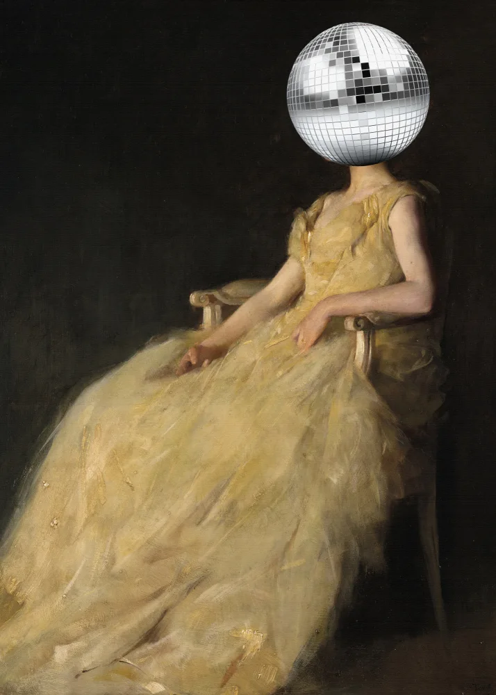 Concept, Art The: Disco Head Vintage koláž