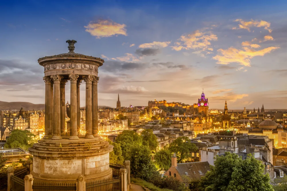 Viola, Melanie: Magico tramonto su Edimburgo