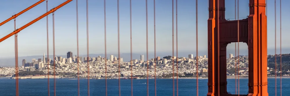 Viola, Melanie: Golden Gate Bridge Panoramic View