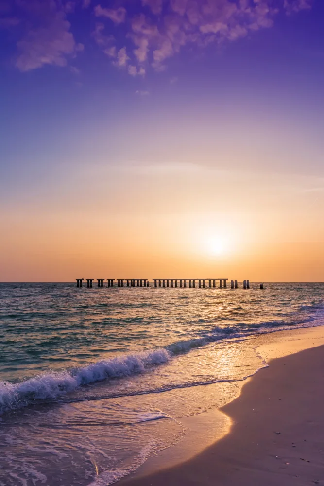 Viola, Melanie: Coucher de soleil sur l'île Gasparilla