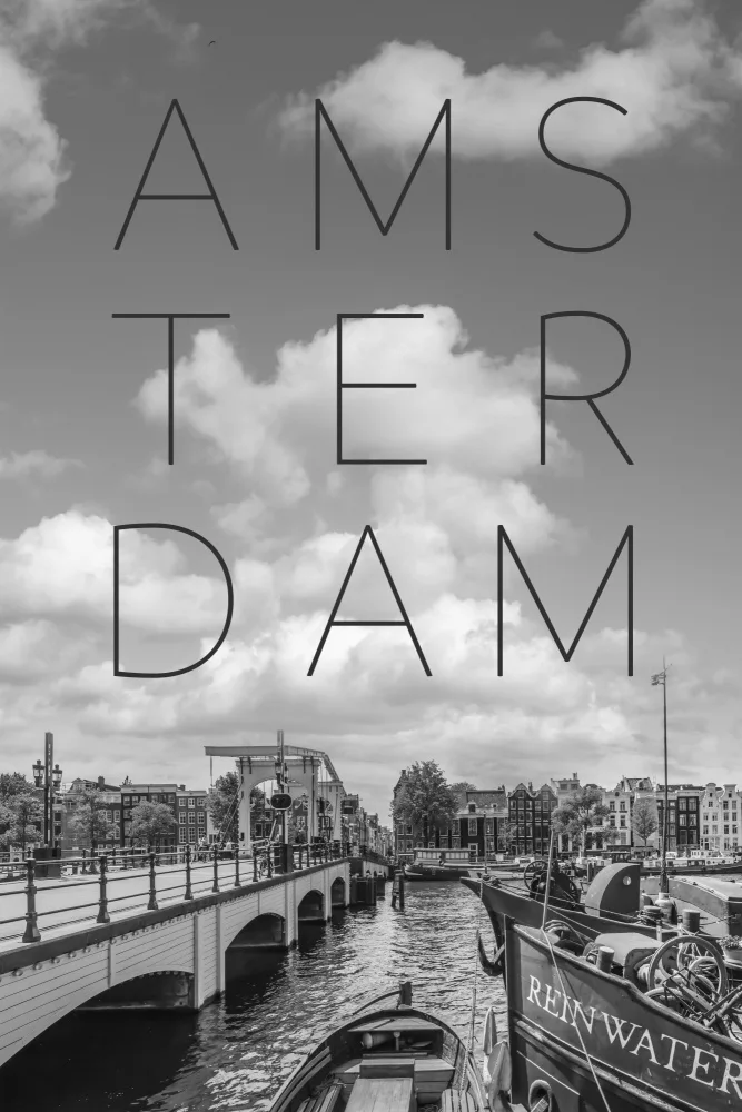 Viola, Melanie: AMSTERDAM Magere Brug | Text & Skyline
