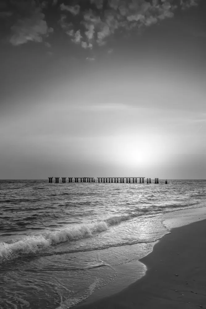 Viola, Melanie: Gasparilla Island - Monochrome coastal impression