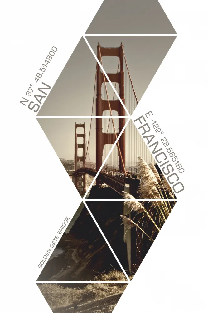 Viola, Melanie: Souřadnice SAN FRANCISCO Golden Gate Bridge
