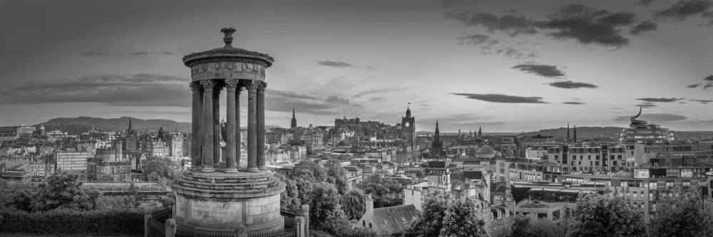 Viola, Melanie: Incantevole atmosfera serale a Edimburgo - Monocromatica