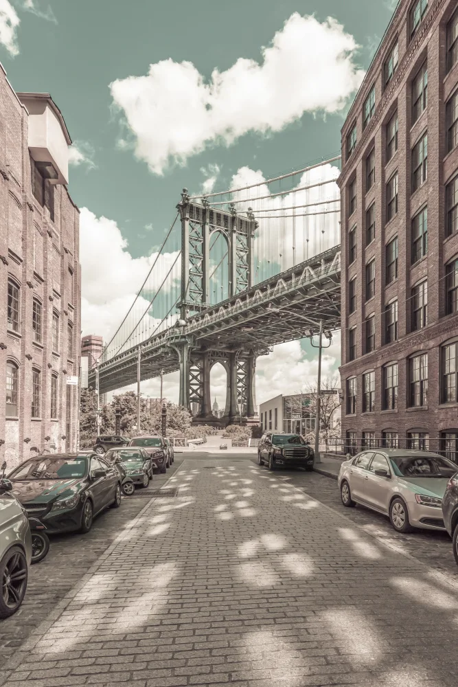 Viola, Melanie: NEW YORK CITY Manhattan Bridge | městský vintage styl