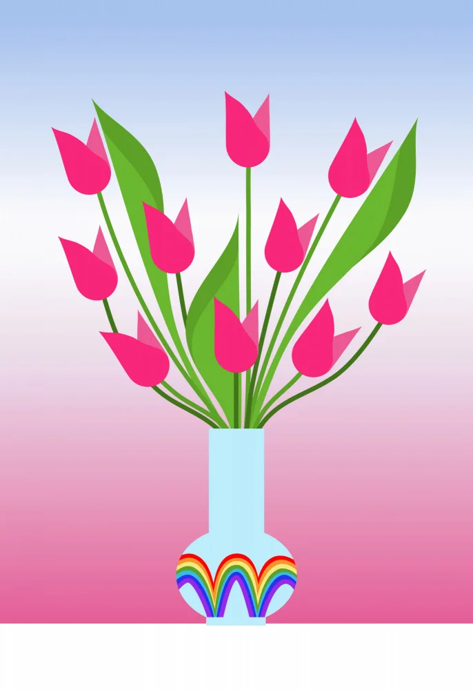 Blursbyai, Laiz Rosana: Tulipány v duhové váze