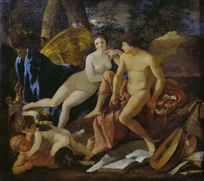 Poussin, Nicolas: Venuše a Merkur