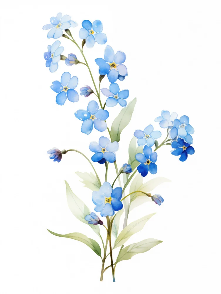 Lindstrom, Christine: Forget Me Not Flower
