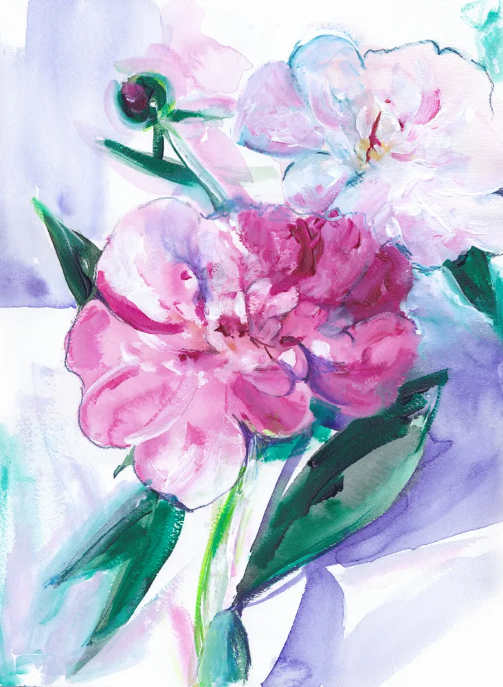 Lindstrom, Christine: Peonia Pervinca Grande