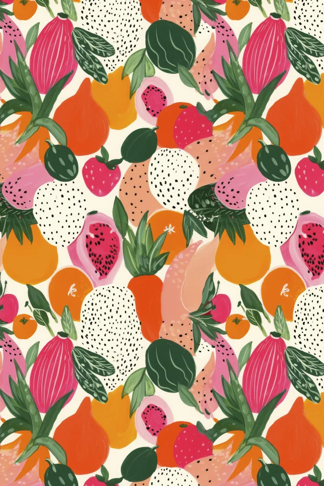 Treechild: Patrón de frutas frescas