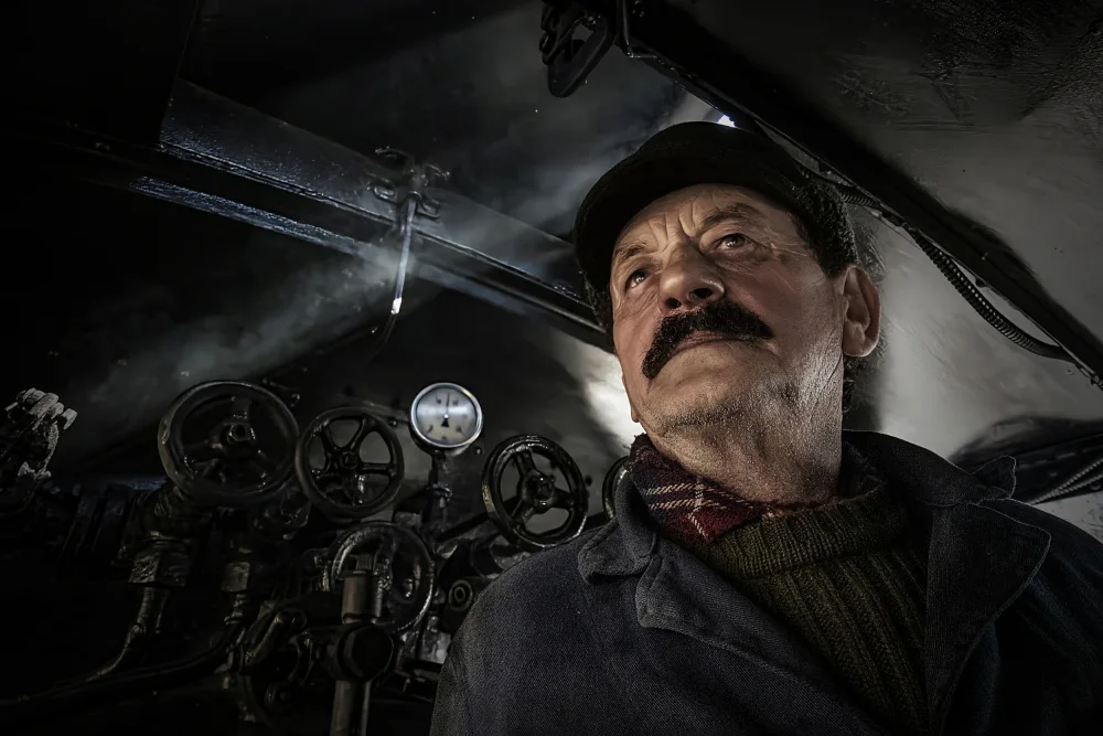 Perovich, Irene: Lokführer der Mocanita-Dampflok