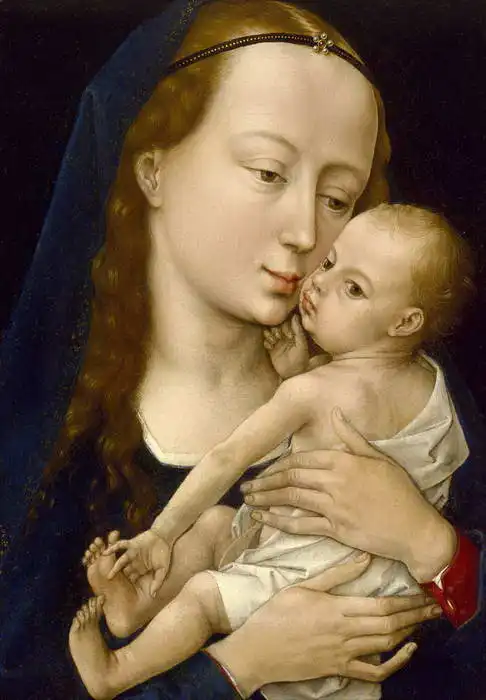 Weyden, Rogier van der: Madona a děťátko
