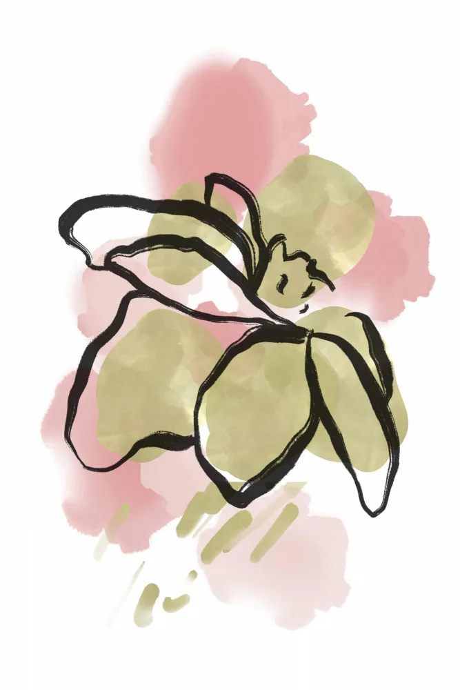 Moss, Ann Sally: Botanisches Rosa Grün 2