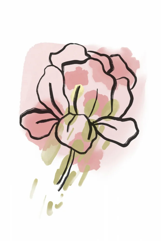 Moss, Ann Sally: Botanisches Rosa Grün 4