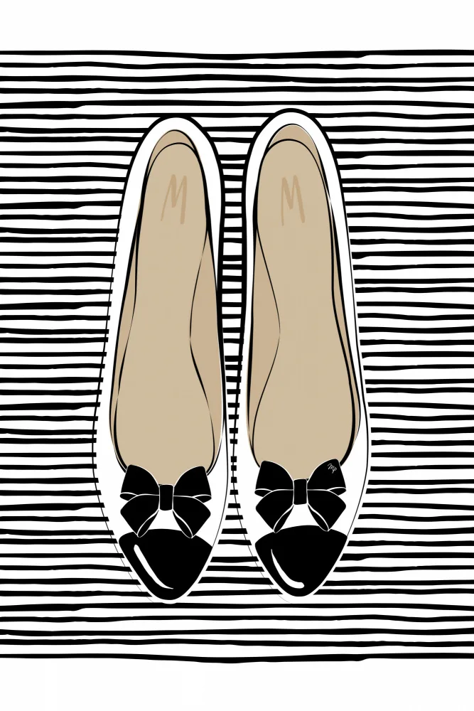 Martina: Zapatos planos con lazo