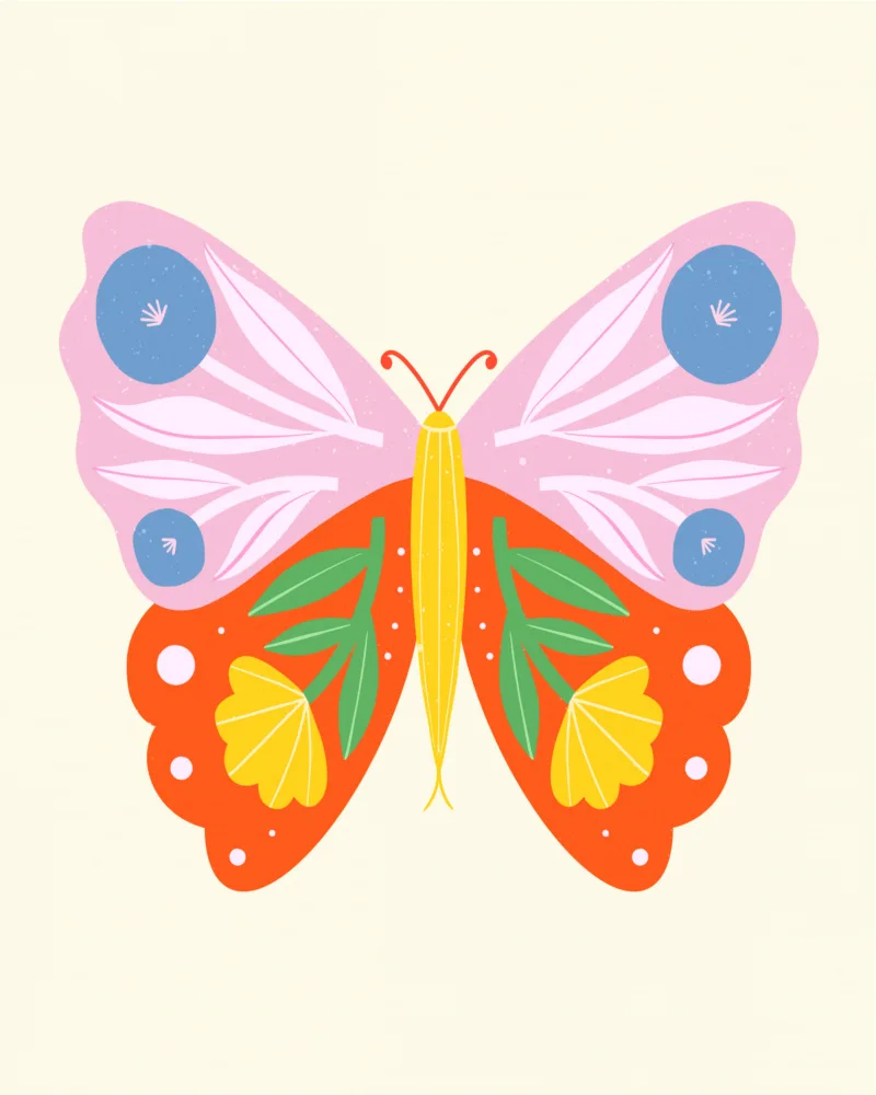 Donne, Melissa: mariposa floral