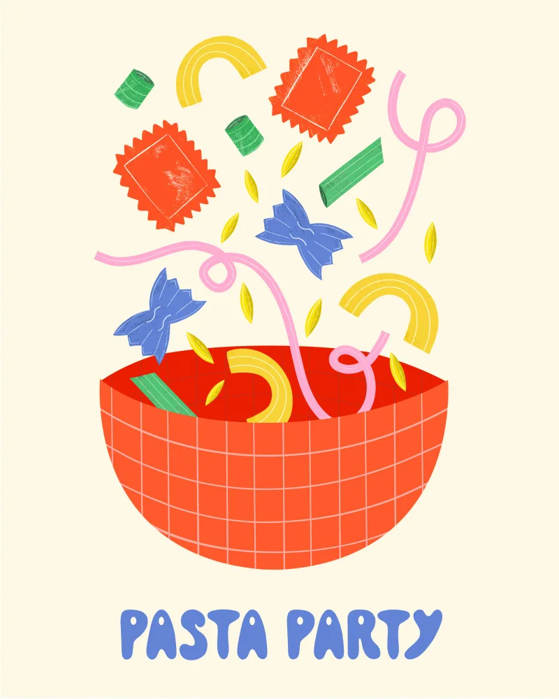 Donne, Melissa: fiesta de pasta