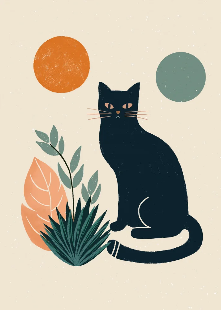 Gąsiorowska, Katarzyna: Gatos y plantas 01