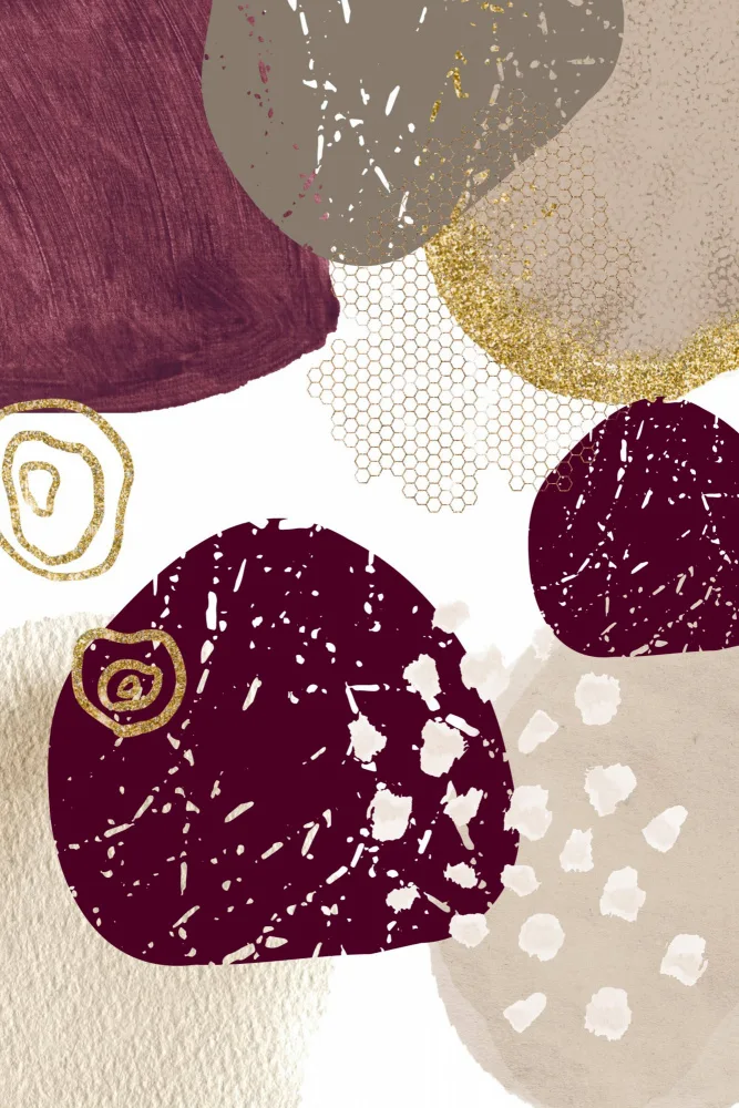Moss, Ann Sally: Lila und Taupe 1