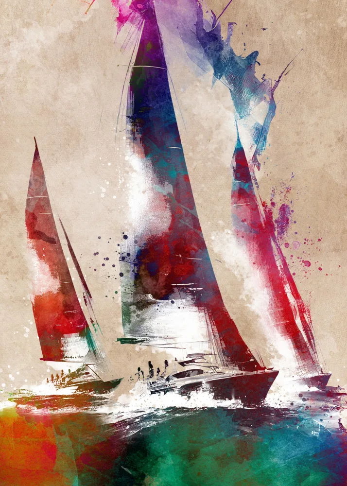 Jaszke, Justyna: Sailing sport art 1