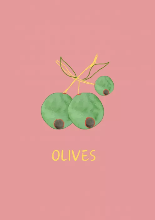 living, of ART: Olivy v růžové