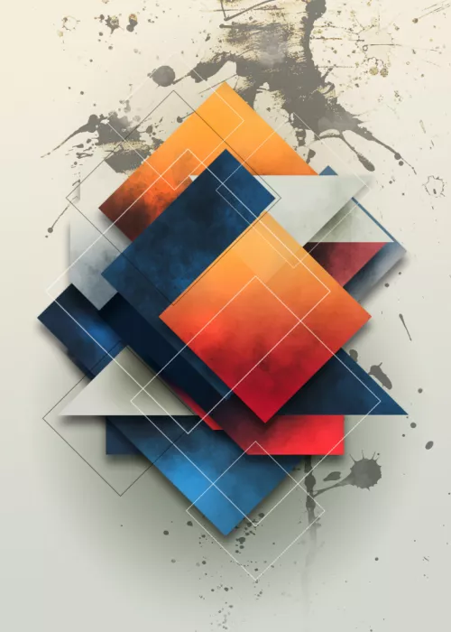 Kulik, Rafal: Geometrische Vintage Art 16
