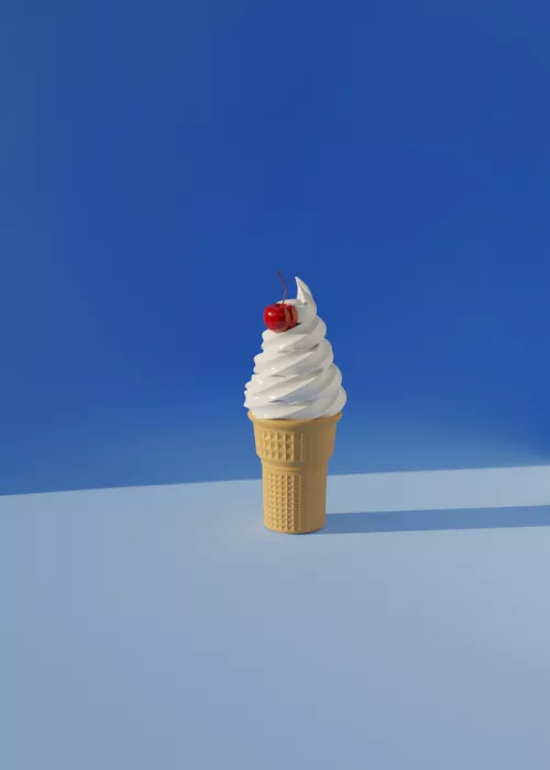 Ramiro, Julia: Cono de Helado con Cereza