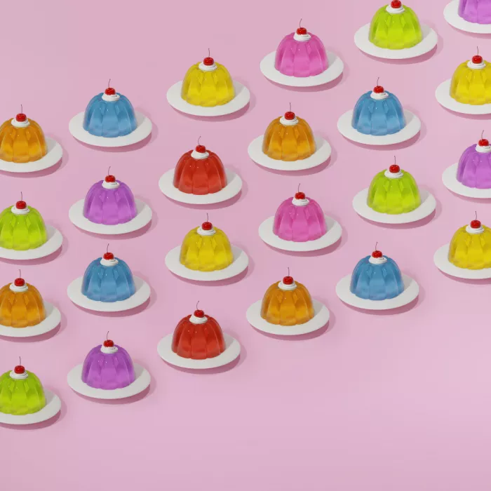Ramiro, Julia: Colorful Gelatin Pattern