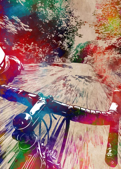 Jaszke, Justyna: Sport cycling art