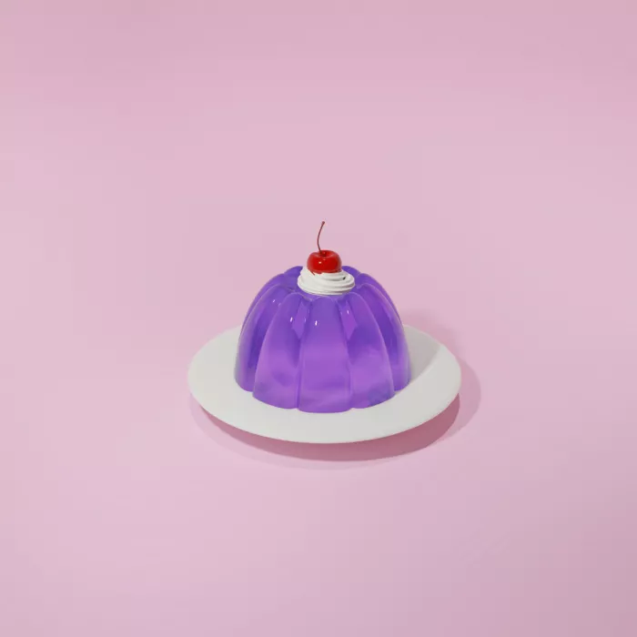 Ramiro, Julia: Dessert de gélatine violette