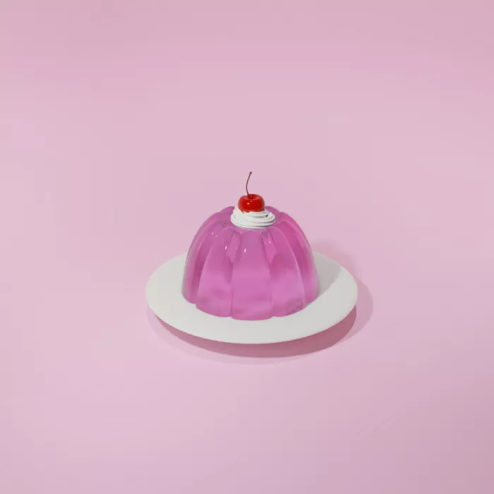 Ramiro, Julia: Dessert de gélatine rose