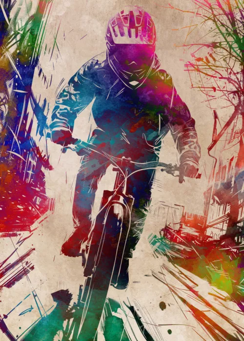 Jaszke, Justyna: Sport cycling art
