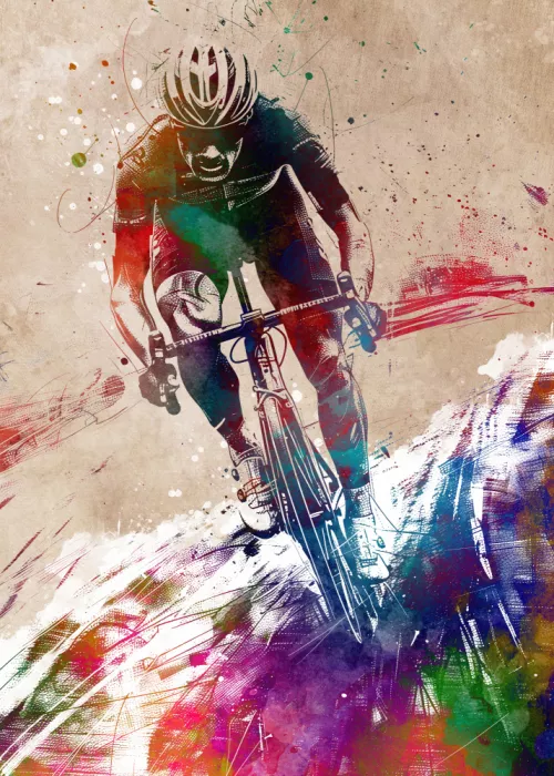 Jaszke, Justyna: Sport cycling art