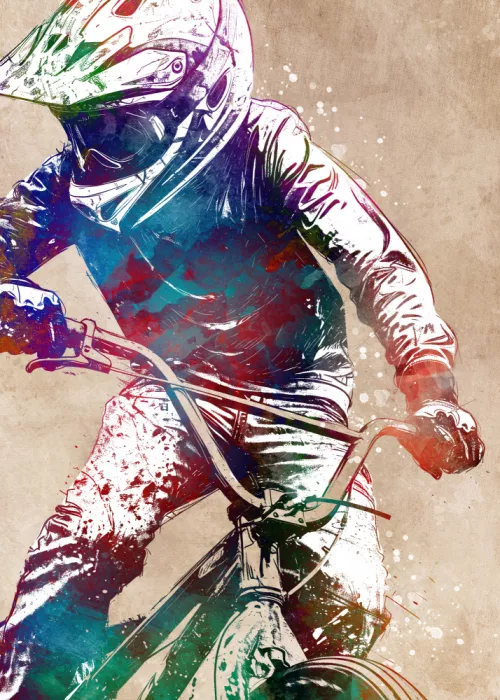 Jaszke, Justyna: Sport cycling art