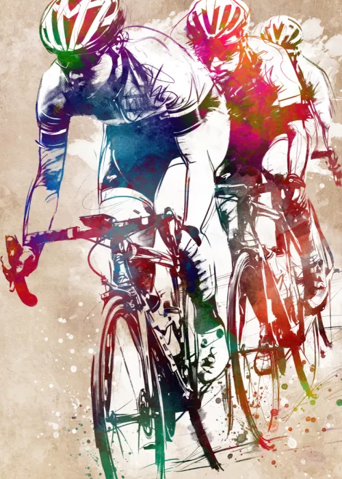 Jaszke, Justyna: Sport cycling art