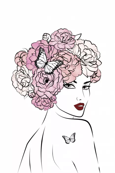 Martina: Ragazza Fiore Bianco