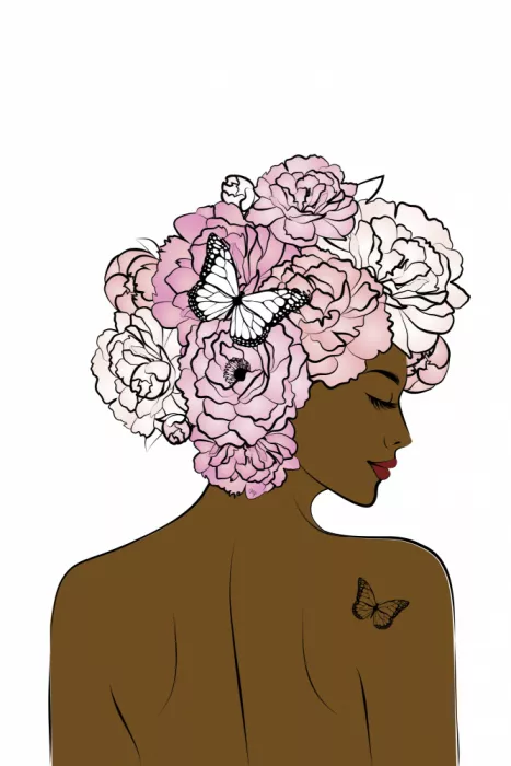 Martina: Chica de Flores Oscura