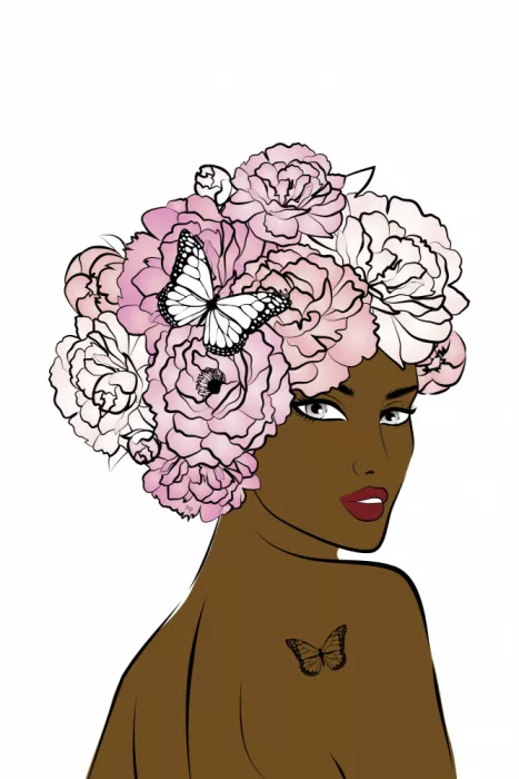 Martina: Ragazza dei Fiori Scura