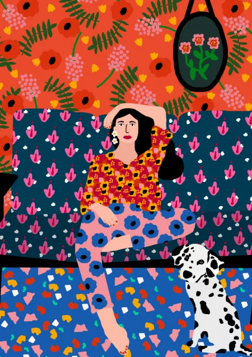 Mascaro, Rafaela: Girl In the Sofa