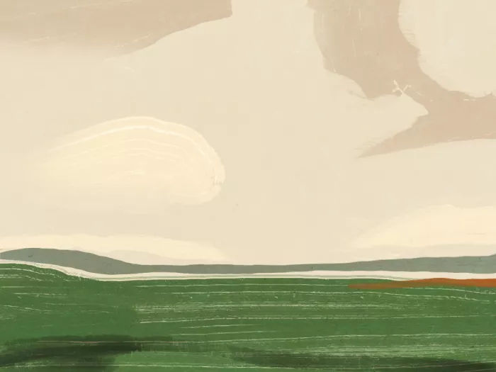 Dean, Little: Large Landscape -Sky And Field