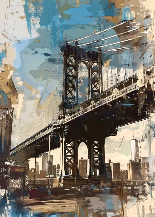 Magnusson, Andreas: Manhattan Bridge - New York