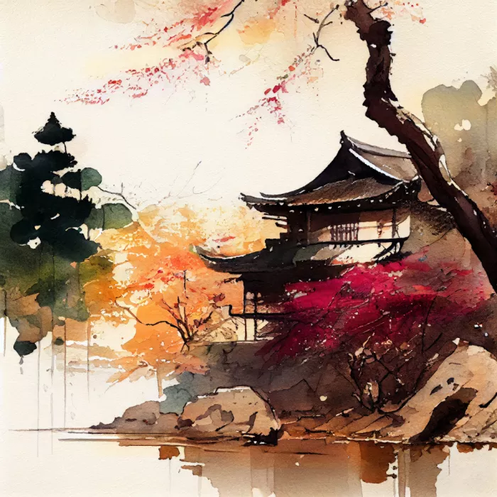 Jaszke, Justyna: Japón Pintura en acuarela mundial (1)