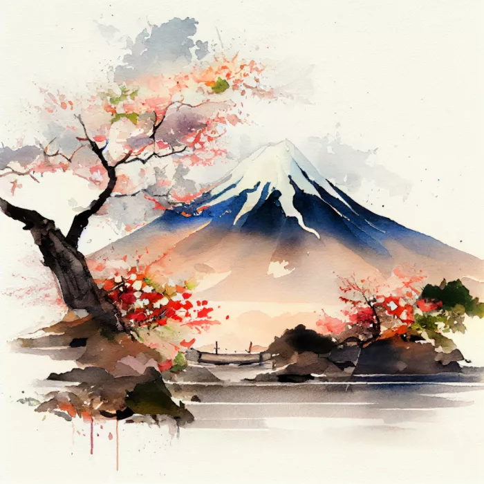 Jaszke, Justyna: Japan World Watercolor Painting (2)