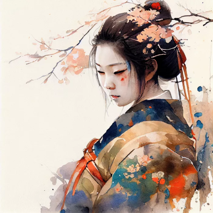 Jaszke, Justyna: Japón Pintura acuarela mundial (12)