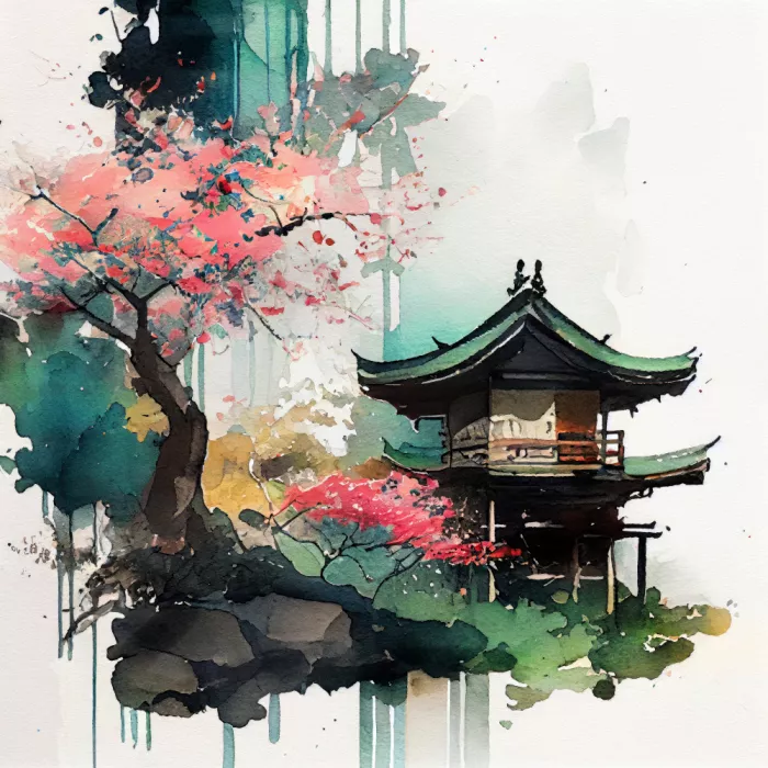 Jaszke, Justyna: Japón Pintura Acuarela Mundial (14)