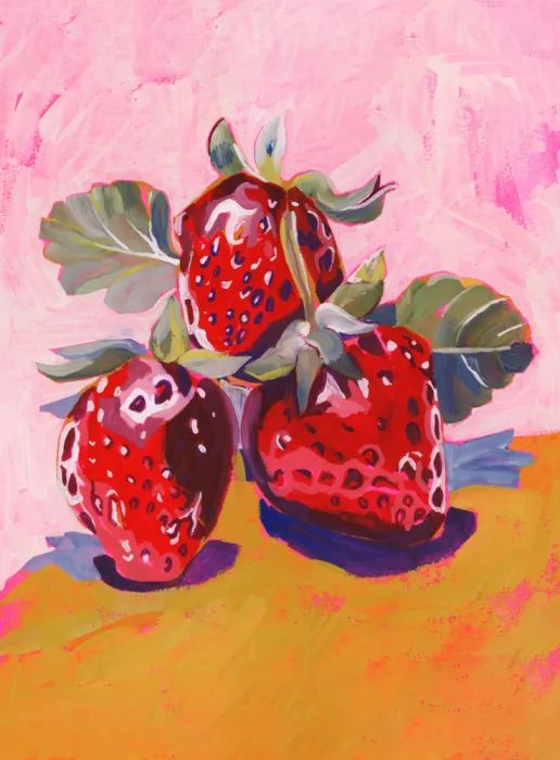 Caporale, Lucrecia: Fresh Paintainly Strawberries