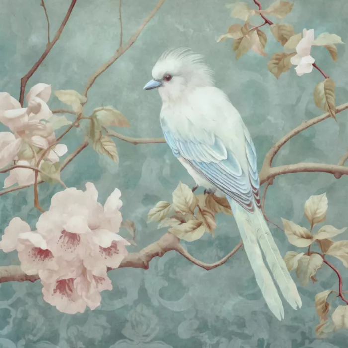 Haase, Andrea: Chinoiserie Uccello Vibrazioni Primaverili 005