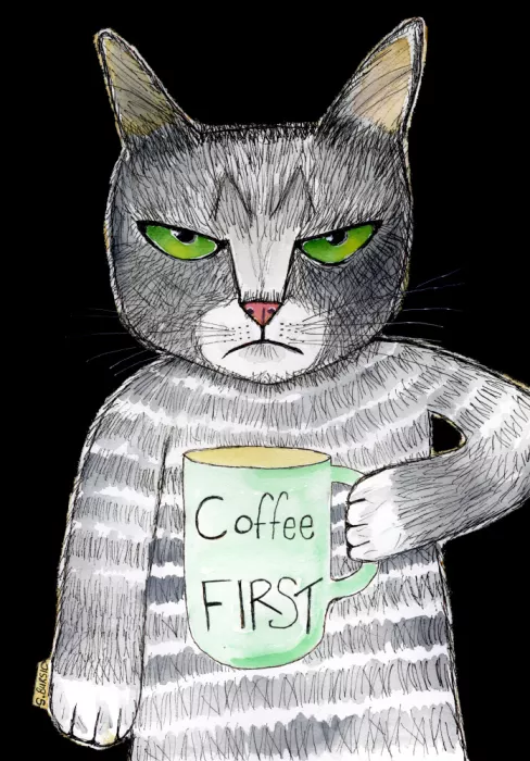 Bursic, Sharyn: Kaffee Katze