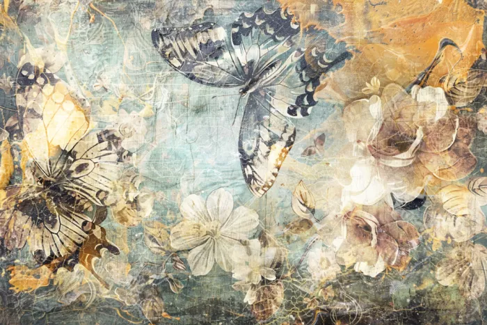 Kulik, Rafal: Farfalla Illustrazione Vintage Art 01