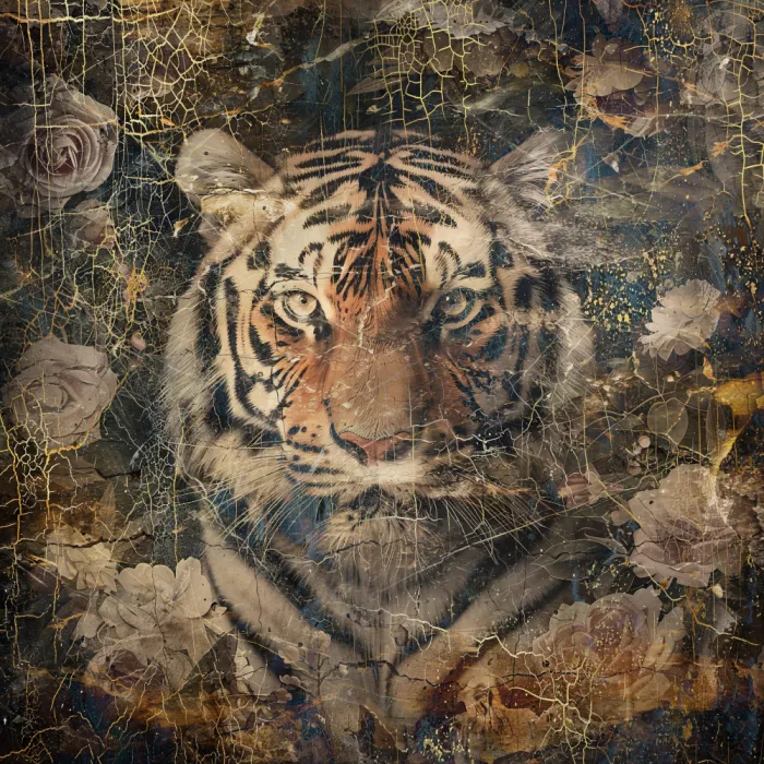 Kulik, Rafal: Animali Floreali Illustrazione Vintage Art 28